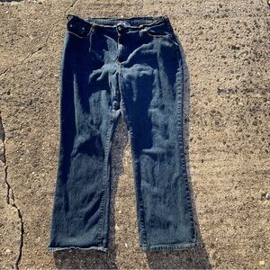 DG2 Diane Gilman Womens Denim Jeans Womens Straight‎ Leg Size 20 38x30 High Rise
